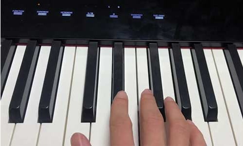 O teclado do piano Casio Privia PX-S1000
