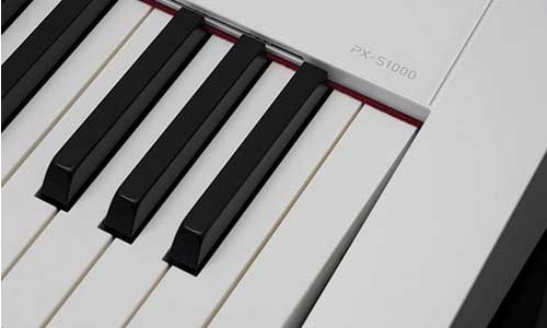 O teclado do piano Casio Privia PX-S1000
