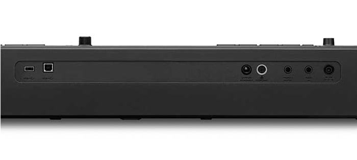 A conectividade do Casio CDP-S350