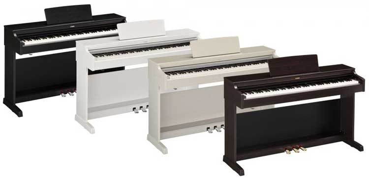 As cores do Yamaha YDP-164