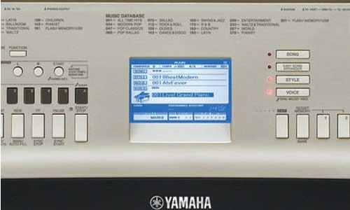 Yamaha YPG-535 ecrã