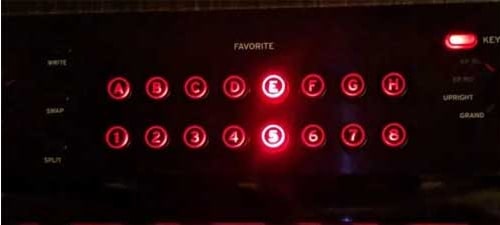 O Korg Grandstage controla