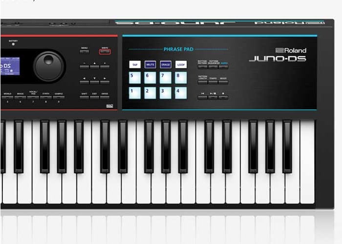 O piano Roland Juno-DS61