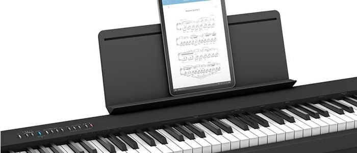 A aplicação de Piano Todos os Dias para a Roland FP-30X