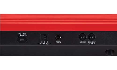 A conectividade do piano Roland GO:KEYS