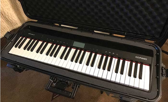 As teclas Roland GO:PIANO Teclado 61