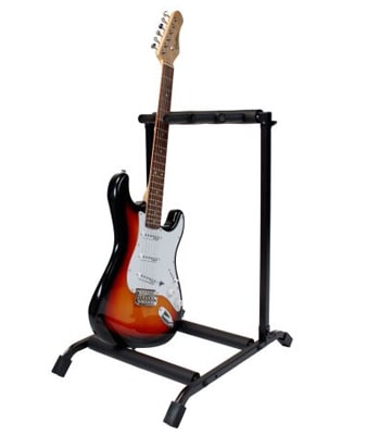 Uma banca de guitarra