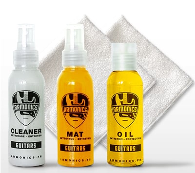 Produtos de limpeza da guitarra