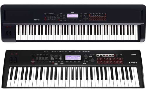 Os pianos digitais Korg Kross 2 61 e 88