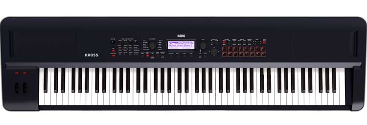O piano digital Korg Kross 2