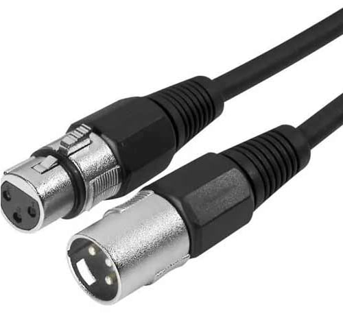 XLR cabo macho e fêmea
