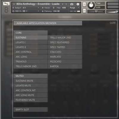 A 8Dio Anthology Strings VST