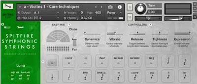 As Cordas Sinfónicas Spitfire Symphonic VST