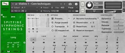 As Cordas Sinfónicas Spitfire Symphonic VST