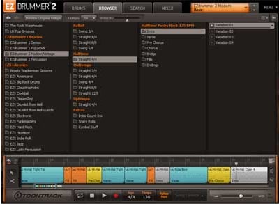 O Toontrack EZdrummer 2 VST