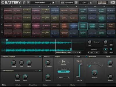 A Bateria de Instrumentos Nativos 4 VST