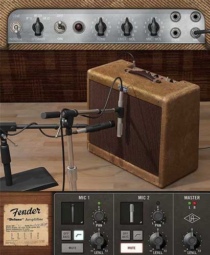 Pára-lamas UAD 55 Tweed Guitarra Ampola VST