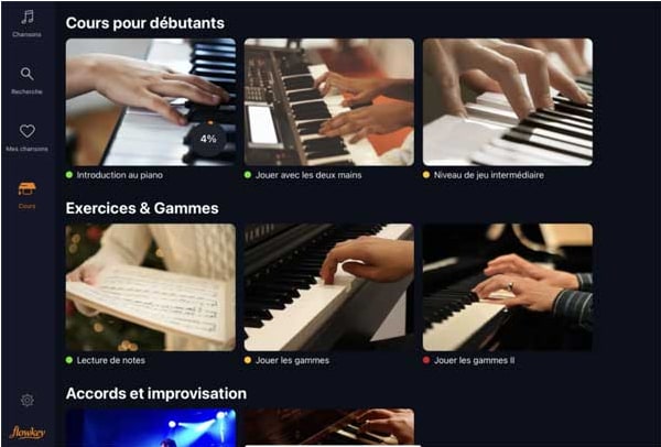 Aulas de piano Flowkey