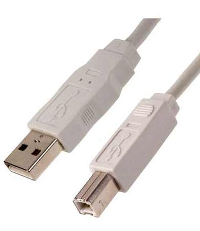 Cabo USB tipo A para tipo B