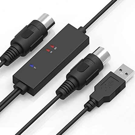 Conversor de cabo MIDI para USB