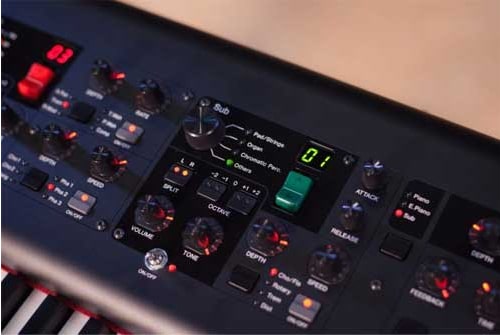 O piano digital Yamaha CP88 e CP73