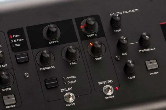 O piano digital Yamaha CP88 e CP73
