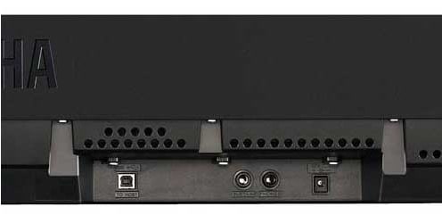 A conectividade da Yamaha P-45
