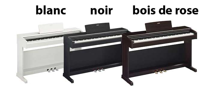 As cores do piano digital Arius Yamaha YDP-144