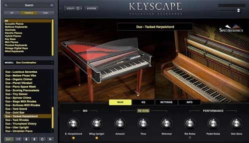 Spectrasonics Keyscape Biblioteca de amostras