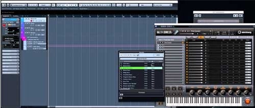 O teclado Yamaha MX-88 no Cubase
