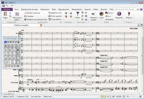 Sibelius Primeiro software de notação