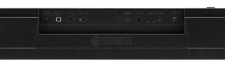 A conectividade da DGX-660 da Yamaha