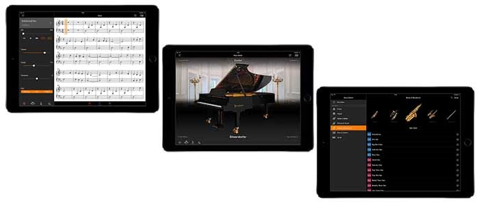 Aplicação Yamaha Smart Pianist