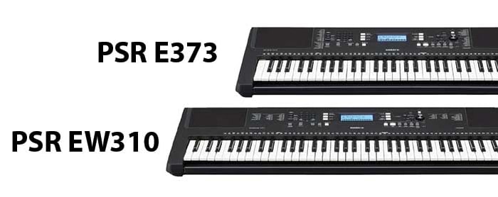 Pianos de Arranjo Yamaha PSR-E373 e PSR-EW310