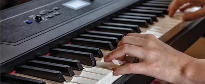 Os sons do Piano Alesis Recital Pro