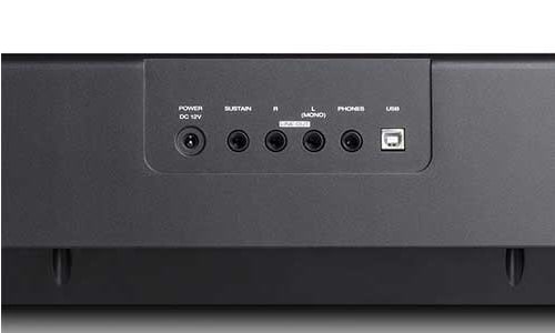 A conectividade do Piano Alesis Recital Pro 