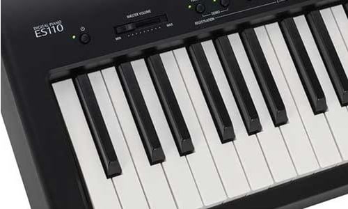 A transposição para o piano digital Kawai ES110
