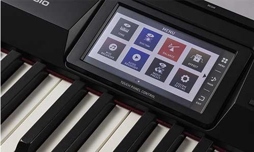 O mostrador de piano digital Casio CGP-700