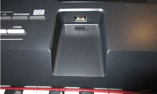 A porta USB do piano Casio CGP-700
