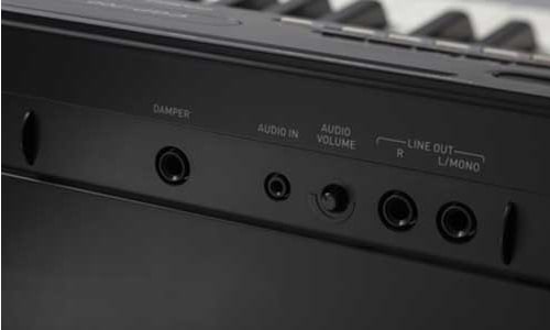 A conectividade do piano Casio CGP-700