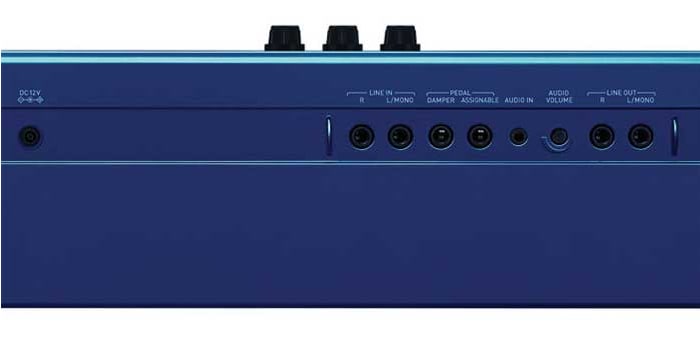 A conectividade do piano Casio Privia PX-560
