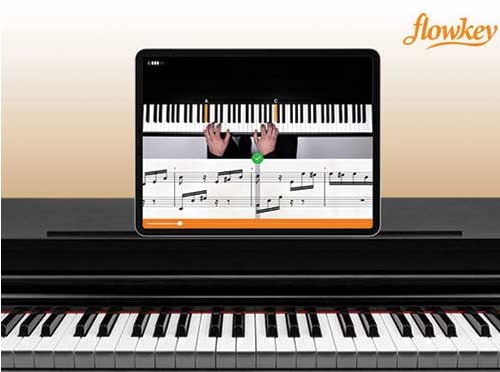 Software FlowKey para o piano Casio Privia PX-560